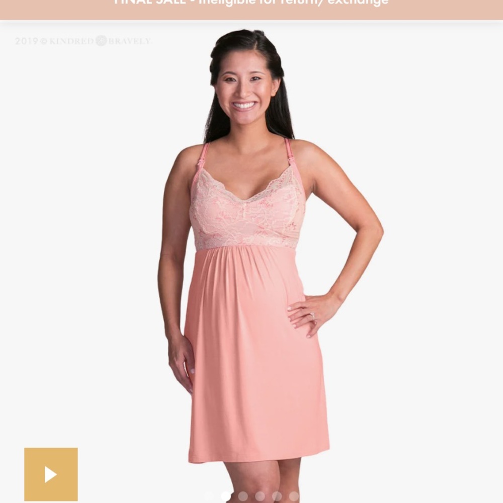 Maternity / nursing nightgown